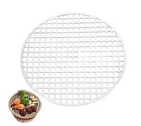 Sghtil Parrilla de acero inoxidable | Rejilla de barra de acero, multiusos, antiadherente, soporte para cocinar al vapor, para fogatas portátiles al aire libre, camping