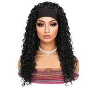 Sghtil Pelera rizada de onda profunda, peluca humana ola profunda | Pelucas de encaje Capacita transpirable Diseño humano real - Ropa de cabeza de moda extensiones de cabello realistas, canalas