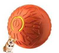 Sghtil Pelota móvil para perros | Juguetes para mascotas Juguete vibrador automático para perros, bola de perro con vibración USB, juguete para perros en movimiento para interiores y exteriores, niños