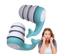 Sghtil - Pendientes para cancelar el ruido de silicona, tapones para los oídos de concierto, reducción de ruido para los oídos, el cómodo protector auditivo resistente al agua se adapta a la cóclea