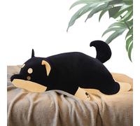 Sghtil Perro De Peluche,Muñeca De Animales Animados - Almohadilla Decorativa De 50 Cm, Juguete De Peluche para Niños Y Adultos, Dormitorio