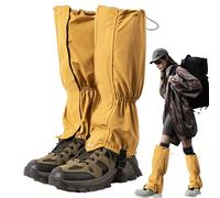 Sghtil Polainas para piernas, calentadores de caza, impermeables, resistentes a la suciedad, calentadores de seguridad para senderismo en la nieve, senderos, esquí al aire libre y protección de