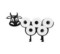 Sghtil Portarrollos de papel para baño | Portarrollos de papel higiénico para pared | Estante lindo organizador de pañuelos con temática de pantorrilla para espacios pequeños, hotel, hogar, spa