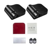 Sghtil Proyector Luz Para Puerta Del Coche - Par De Alas Automotrices Luz De Inicio | Iluminación Decorativa De Suelo Lámparas Ambientes Para Decoración Interior Familiar Y