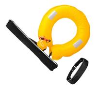 Sghtil Riñonera inflable, manual inflable, cinturón de natación, función de inflado rápido, para deportes acuáticos, natación, kayak, pesca, snorkel