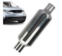 Sghtil Silenciador de Escape,Tubo de Silenciador de Reemplazo para Coche | Resonador Performant para Motocicleta, Camión, Segadora, Tractor