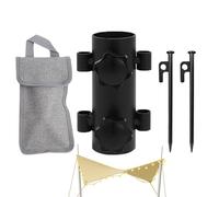 Sghtil Soporte Para Postes de Tienda de Campaña | Soporte Estabilizador Para Anclajes De ,Base Estabilizadora Estable Con Refuerzo De Acero Para Actividades De Camping Senderismo Y Al Aire Libre