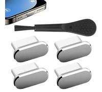 Sghtil Tapón antipolvo USB C, juego de 4 protectores de puerto de carga USB a prueba de polvo con cepillo para tablet, teléfono móvil, senderismo, viajes, hogar, camping al aire libre