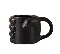 Sghtil Taza De Café Divertida | Taza De Café De Puño Graciosa Tazas Originales | Vaso de Agua Reutilizable Decoración de Escritorio para Mujeres Hombres Niños Granja Apartamento Restaurante Acampada