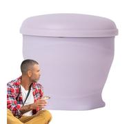 Sghtil Taza plegable | Vaso de viaje de 180 ml con tapa y correa | Taza reutilizable para bebidas frías, jugos de café, cocina, hogar, senderismo, coche, playa