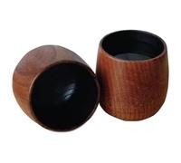 Sghtil Vaso de whisky de madera, vaso de whisky carbonizado, 2 botellas rústicas vintage para cumpleaños, boda, Navidad, viajes, decoración del hogar