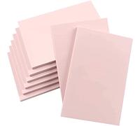 SGHUO Juego de 8 bloques de tallado de goma rosa de 4 x 6 pulgadas para hacer sellos de linóleo