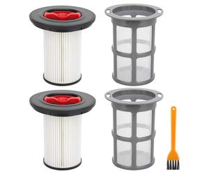 Sgizoku 2 filtros de repuesto y filtro para aspiradora, protección contra pelusas, compatible con Bosch Unlimited Gen2 Serie 8, filtro HEPA para Bosch 12036642,12023349 con filtro de cepillo de