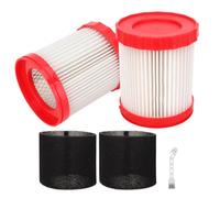 Sgizoku 2 filtros HEPA para Bosch Gas 18 V, GAS18V-3/GAS18V-10L, filtro de repuesto, filtro VF320H para Bosch, incluye 2 insertos de algodón negro