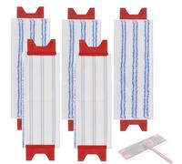Sgizoku 5 recambios de fregona compatibles con Vileda 1-2 de repuesto de cabezal de fregona de pulverización, reemplazo de cabezal de fregona de microfibra, paños de limpieza reutilizables lavables a