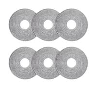 Sgizoku Almohadillas universales de microfibra giratorias de 24 cm compatibles con Spontex/Minky/Viledas y cubo, se adapta a cubiertas de repuesto redondas y cuadradas