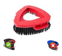Sgizoku Cepillo de fregona Rojo para Vi-Leda Turbo Mop 1 Sistema de Tanque, Cepillo Triangular para Vileda Spin/O-Cedar EasyWring&Cleaning Mop Accesorios, 1 Brush