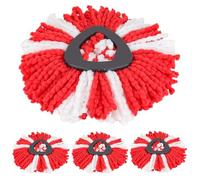 Sgizoku Repuesto para fregona Compatible con Vileda Turbo Mop/O Cedars EasyWring y Clean Mop Head Recambio de Cabezales de fregona de Microfibra