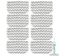 Sgizoku S1000 S2001 Almohadillas de repuesto para mopa de vapor Shark Steam Mop S1000 S1000A S1000C S1000WM S10001C S1200 y S2001 SteamSpot Mopa de vapor - Agarre de suciedad, lavable y reutilizable