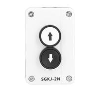 SGKJ-2N Estación De Interruptor De Botón Pulsador Flechas Arriba Hacia Abajo Puerta Enrollable Interruptor De Elevación Trasera De Camión Botón De Parada De Emergencia Para Puerta Enrollable, Elevador