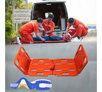 SGKOMN Camilla de Rescate acuático, Tabla Plegable para Rescate acuático, Tabla espinal portátil para Piscinas públicas/Camas, Tabla de Transferencia Ligera para socorristas/, 4-Fold
