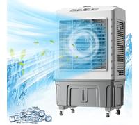 SGKOMN Enfriador de Aire evaporativo, Aire Acondicionado portátil 3 en 1 con oscilación, humidificador y Ventilador para el hogar, la Oficina y Exteriores: Combate el Calor del, 88cm/35in-50l