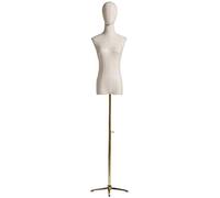 SGKOMN Maniquí Femenino Ajustable de sastrería, Torso, Cuerpo, Forma de Vestido, Busto para exhibición de Ropa., A-L