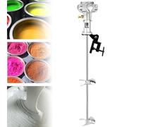 SGKOMN Mezcladora automática de Acero Inoxidable de 5 galones/20 litros para Pintura, mezcladora de Aire Vertical de Escritorio, Altura Ajustable, mezcladora de Tinta.