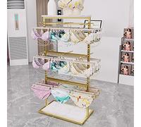 SGKOMN Perchero para Ropa Interior, Expositor para Tienda de Ropa, Resistente, para Boutique, con Doble Cara, Organizador de Joyas, para Guardar Ropa, Calcetines y Corbatas., A 65CM Style 2