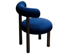 SGKOMN Sillón Moderno de Maquillaje para dormitorios de niñas, Taburete para manicura y Maquillaje, Silla de tocador Azul., Blue