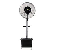 SGKOMN Ventilador nebulizador oscilante, Ventilador Industrial de pulverización con humidificador atomizador frío, Ventilador de pie para Patio Exterior, Invernadero.