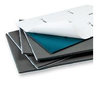 SGM Aislamiento acústico azul de 200 mil 18 pies cuadrados, forro térmico y frío, material de amortiguación de espuma de celda cerrada autoadhesivo, amortiguador de sonido de espuma de polietileno