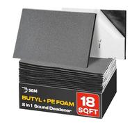 SGM Light Aislamiento acústico espuma de polietileno celda cerrada azul 10 mm autoadhesivo 18 pies²