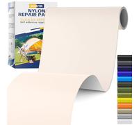 Sgooyir Parches de Reparación de Nylon de Autoadhesivo Blanco marfil, 15x160cm Parche de Reparación Autoadhesivo Para Chaqueta, Adhesivos Parches Para Ropa, Parches Plumas, Tienda, Bolsa, Mochila