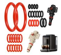 SGQTGIMU Juntas TóRicas Para Philips, 30 Juntas Tóricas de Silicona para Cafeteras Philips/Saeco/Spidem/Gaggia, Mantenimiento Válvula de Soporte, Válvula de Vapor, Grupo de Infusión, Válvula de Salida