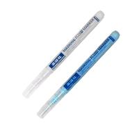 Sgqtqybk 2 piezas bolígrafo de líquido de enmascaramiento, 5.3 pulgadas blancas/azul 3 mm Nib de acuarela Fluid Fluid Pen para pintura, marcador acuarela