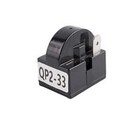 SGREHJDR 1 Uds Nuevo for Accesorios de refrigerador congelador arrancador PTC Protector térmico relé QP2-12 QP2-22 QP2-33 Enchufe de QP2-15(D)
