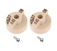 SGREHJDR 2 uds 1751-012 Perilla de válvula de Gas Perilla de Control de Temperatura Apta for termostato Robertshaw 1751-012 S1453A P3202-92 810-0109 810-0433