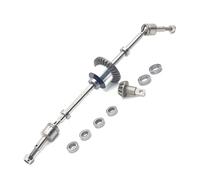 SGREHJDR Accesorios de Eje Delantero y Trasero mejorados de Metal, rodamientos completos for vehículos compatibles con Piezas de Coche MN Modelo 1/12 MN128 MN86 G500 RC(Front axle Shaft)