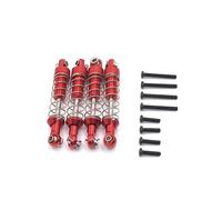 SGREHJDR Amortiguador de Repuesto metálico Mejorado for Coches RC, Compatible con MN D90, D91, D96, MN98 y 99S (WPL).(Rood)
