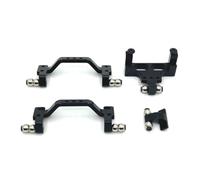 SGREHJDR Asiento de Varilla Delantero y Trasero Reforzado de Metal, servo Fijo, Piezas for Coches RC compatibles con WPL1/16 C64. Accesorios for Coches de Control Remoto.(Schwarz)