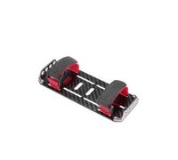 SGREHJDR Bandeja de Montaje de batería de Fibra de Carbono con patrón Aleatorio for Coche RC Crawler Axial SCX10 1/10