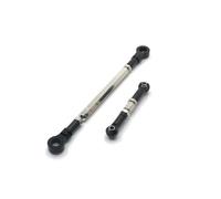 SGREHJDR Barra de dirección del Eje Delantero Reforzada con Metal for Coches RC, Compatible con Huangbo ZP1001 02 03 04 06 07 08 09 10. Accesorios for Coches de Control Remoto.(Schwarz)