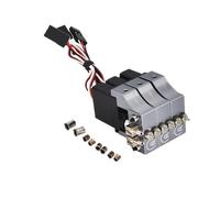 SGREHJDR Bloque de válvulas microhidráulicas Motive-RC de 1/2/3/4/5/6/7 Canales con servo de Engranajes metálicos for actualización de Modelo de Escritorio RC LESU de estático a dinámico(3CH)