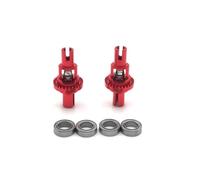 SGREHJDR Diferencial metálico Mejorado for Coches teledirigidos WLtoys 1/28 284131 K969 K979 K989 K999 P929 P939 Mini-Q Mini-Z(Rood)