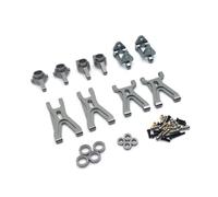 SGREHJDR Kit de Piezas de Repuesto metálicas for Coches RC, Compatible con WLtoys 184011 A949 A959 A969 A979 K929. Accesorios for Coches de Control Remoto.(Dark Grey)