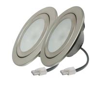SGREHJDR Paquete de 2 Luces extractoras de Humo de 12 V CC for Campana extractora de Cocina, 1,5 W, 68 mm, luz Blanca cálida de 3000 K.