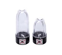 SGREHJDR Paquete de 2 Piezas de Repuesto (12/16 oz, Vasos y Cuchillas) compatibles con la licuadora Magic Bullet MB1001 de 250 W.
