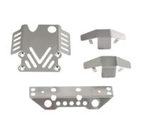 SGREHJDR Piezas de Coche RC: Mejora metálica, instalación no destructiva, protección de chasis 304 Compatible con MJX H12Y H12Y+. Accesorios for Coches de Control Remoto.