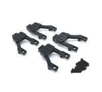SGREHJDR Piezas de Coche RC: Soportes de suspensión Delanteros y Traseros de Metal mejorados, compatibles con MN 1/12, MN128, MN86 y G500. Accesorios for Coches de Control Remoto.(Schwarz)